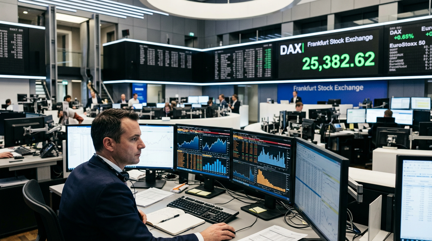 Erleichterung am Rentenmarkt: Sinkende US-Renditen federn Tech-Dämpfer im DAX ab